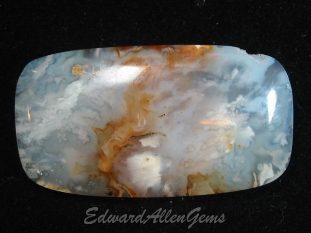 Plume Agate Cabochon