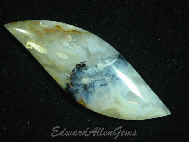 Plume Agate Cabochon