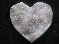 Amethyst Heart Cabochon image